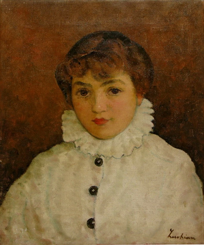 Ritratto di donna come Pierrot